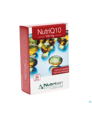 Nutri q10 100mg nf    softgels  30    nutrisan