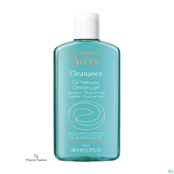 Avene cleanance gel nettoyant sans savon nf  200ml