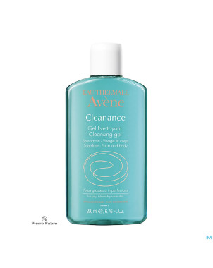 Avene cleanance gel nettoyant sans savon nf  200ml