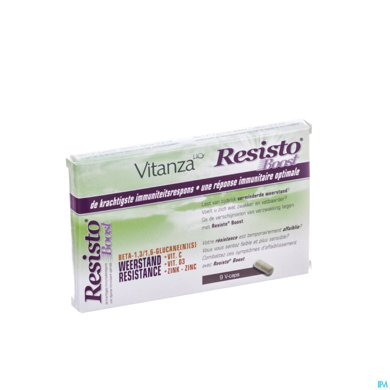 Vitanza hq resisto boost blister v-caps  9x450mg