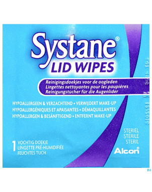 Systane lid wipes lingettes nett 30