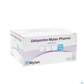 Gabapentine mylanpharma 800mg comp pell 200x800mg