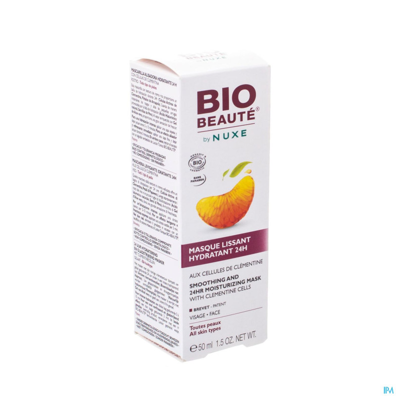 Bio beaute masque lissant hydra 24h clement.  50ml