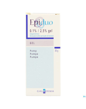 Epiduo 0,1% - 2,5% gel pompe 30 g