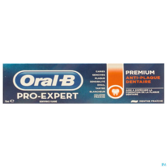 Oral b pro expert premium plak control dentif 75ml