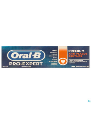 Oral b pro expert premium plak control dentif 75ml