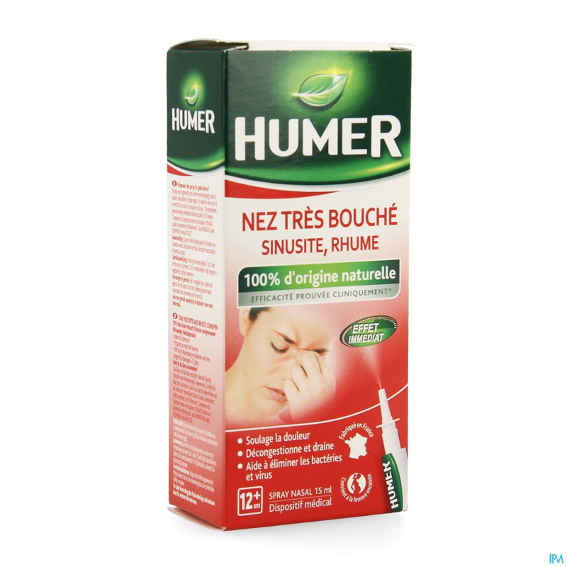 Humer spray nez tres bouche    15ml