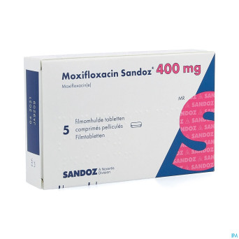 Moxifloxacin sandoz 400 mg comp pell  5
