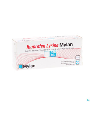 Ibuprofen lysine mylan 400mg comp pell  30x400mg