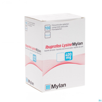 Ibuprofen lysine mylan 400mg comp pell 100x400mg