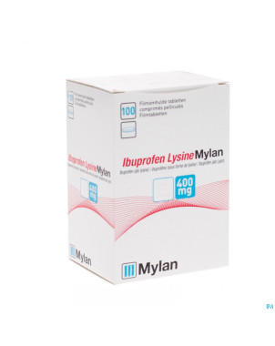 Ibuprofen lysine mylan 400mg comp pell 100x400mg
