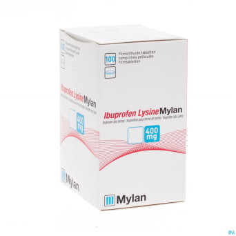 Ibuprofen lysine mylan 400mg comp pell 100x400mg