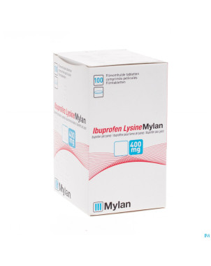 Ibuprofen lysine mylan 400mg comp pell 100x400mg