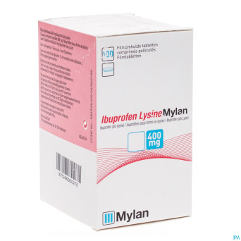 Ibuprofen lysine mylan 400mg comp pell 100x400mg