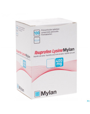 Ibuprofen lysine mylan 400mg comp pell 100x400mg