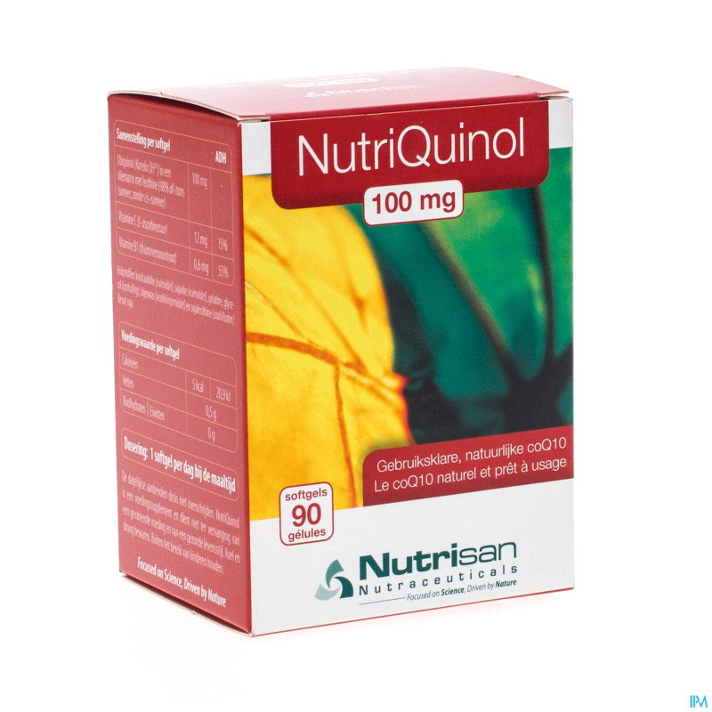 Nutriquinol 100mg nf   softgels  90    nutrisan