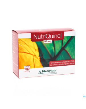 Nutriquinol 50mg nf    softgels 180    nutrisan