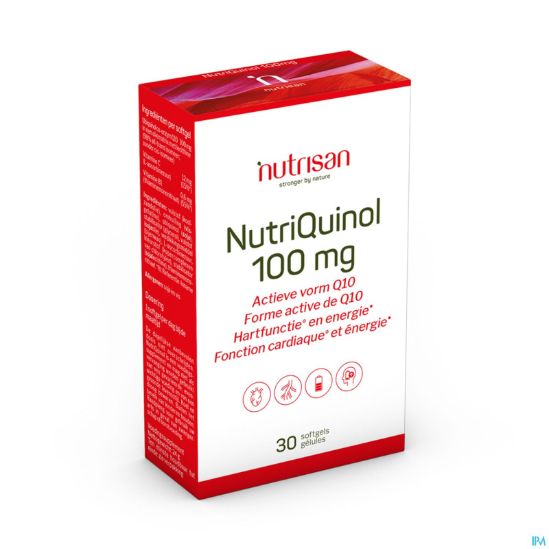 Nutriquinol 100mg nf   softgels  30    nutrisan