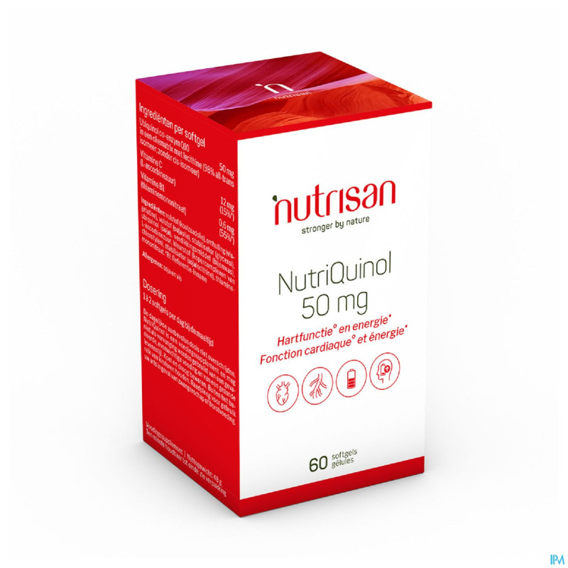 Nutriquinol 50mg nf    softgels  60    nutrisan
