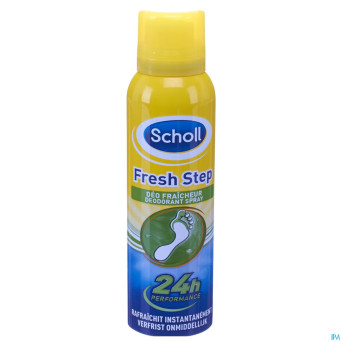 Scholl fresh step deo fraicheur spray 150ml