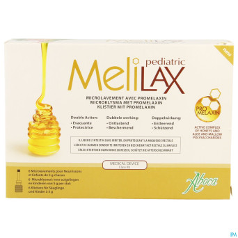 Melilax pediatric microlavement 6x5g    aboca