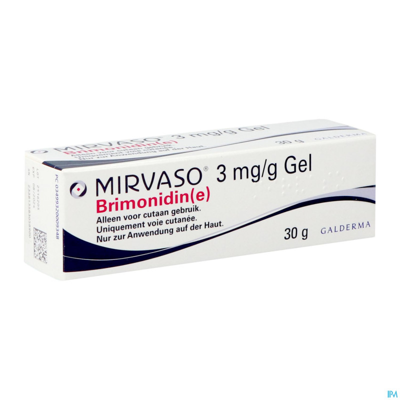 Mirvaso 3 mg/g gel 30g