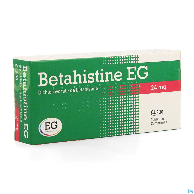 Betahistine eg comp 30x24mg