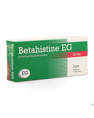 Betahistine eg comp 30x24mg