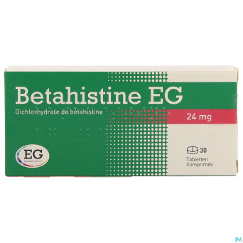 Betahistine eg comp 30x24mg