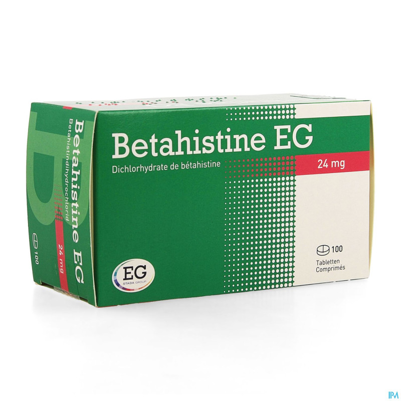 Betahistine eg comp 100x24mg