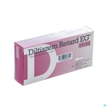 Diltiazem retard eg 200mg caps  30x200mg