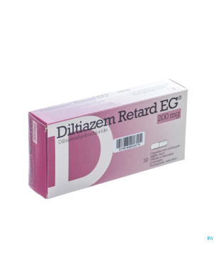 Diltiazem retard eg 200mg caps  30x200mg