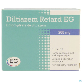 Diltiazem retard eg 200mg caps  30x200mg
