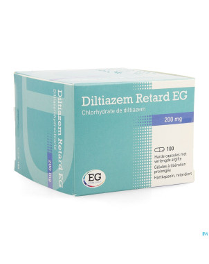 Diltiazem retard eg 200mg caps 100x200mg