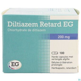 Diltiazem retard eg 200mg caps 100x200mg