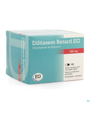 Diltiazem retard eg 300mg caps 100x300mg