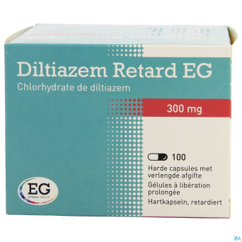 Diltiazem retard eg 300mg caps 100x300mg