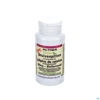 Altisa pepins de raisins extract 60mg v-caps  90