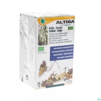 Altisa tisane sauge bio 20x2g