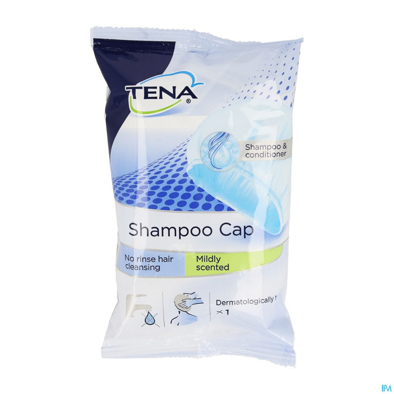 Tena shampoo cap