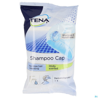 Tena shampoo cap