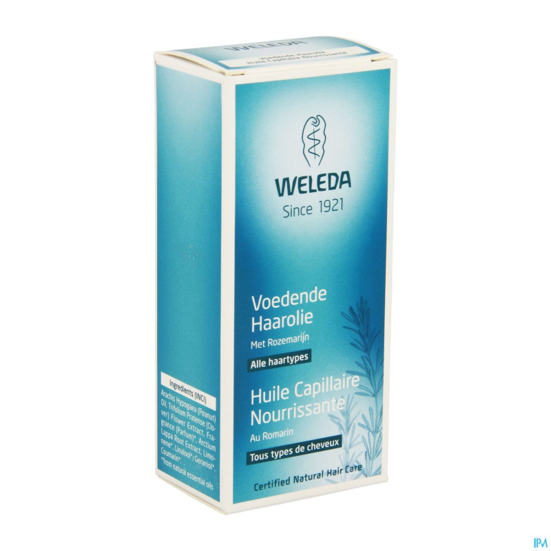 Weleda huile capillaire nourrissante 50ml