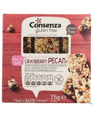 Consenza barre c.-noix p. s/gl. 3x25g 5407 revogan