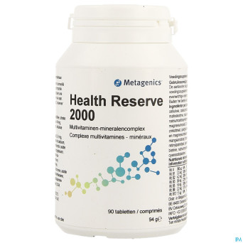 Health reserve 2000 nf pot comp 90 16385metagenics