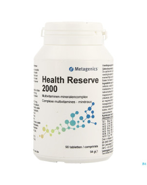 Health reserve 2000 nf pot comp 90 16385metagenics