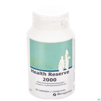 Health reserve 2000 nf pot comp 90 16385metagenics