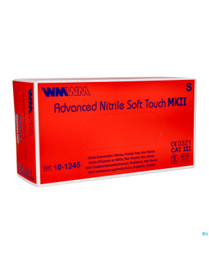Advanced nitril gant exam. soft touch s/pdr  s 150
