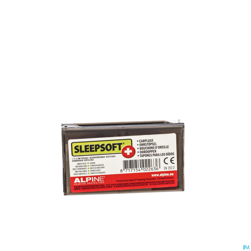 Alpine sleep soft plus bouch.oreille+filtre 1p
