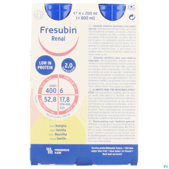 Fresubin renal vanille 4x200ml