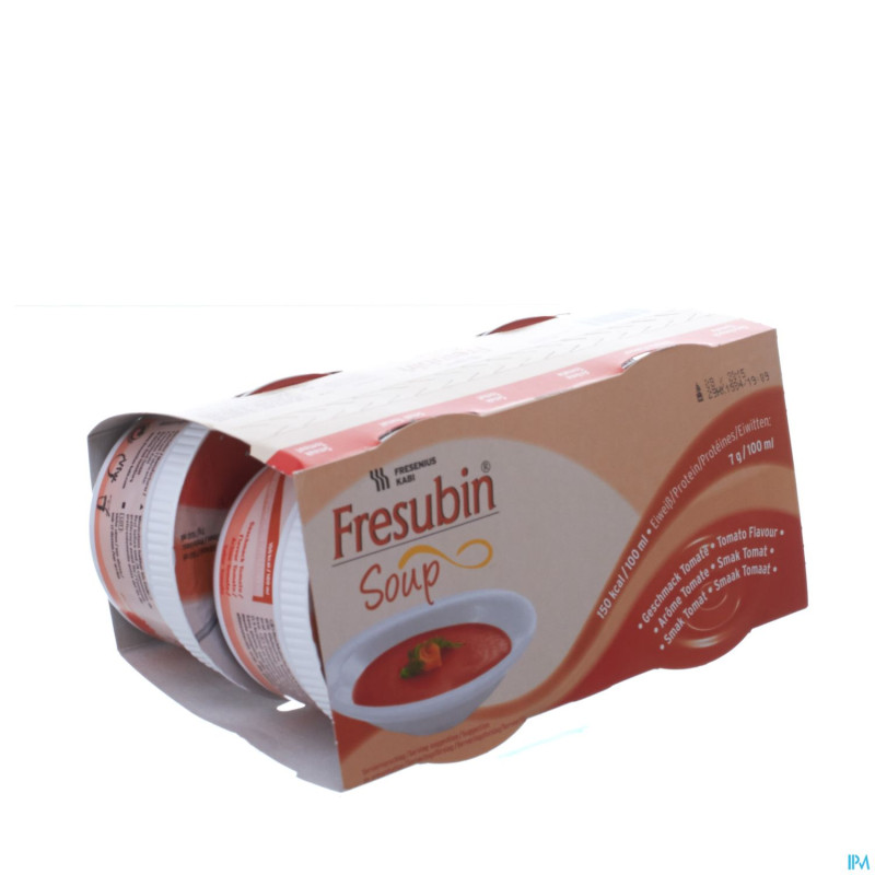 Fresubin soup tomate    cup 4x200ml 7015701